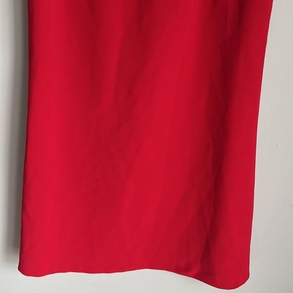 Alice + Olivia Red mock neck mini dress - Picture 7 of 12